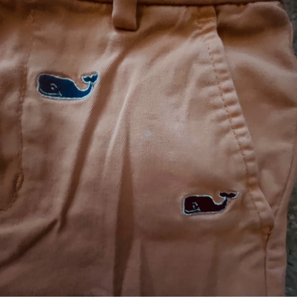 Vineyard Vines Toddler Boys Coral Orange Logo Cargo Shorts Size 3T - Picture 5 of 5